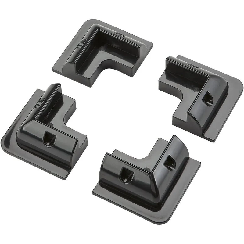 Eckprofile Solarmodulhalterung 4-teilig (schwarz)