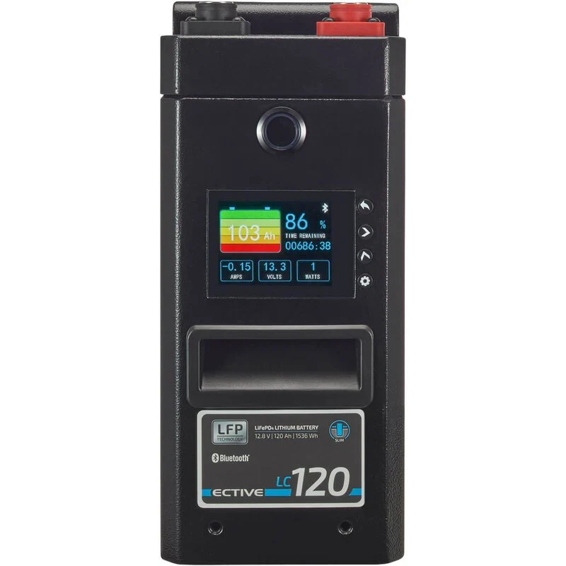 LC 120 SLIM BT 12V LiFePO4 Lithium Versorgungsbatterie 120Ah