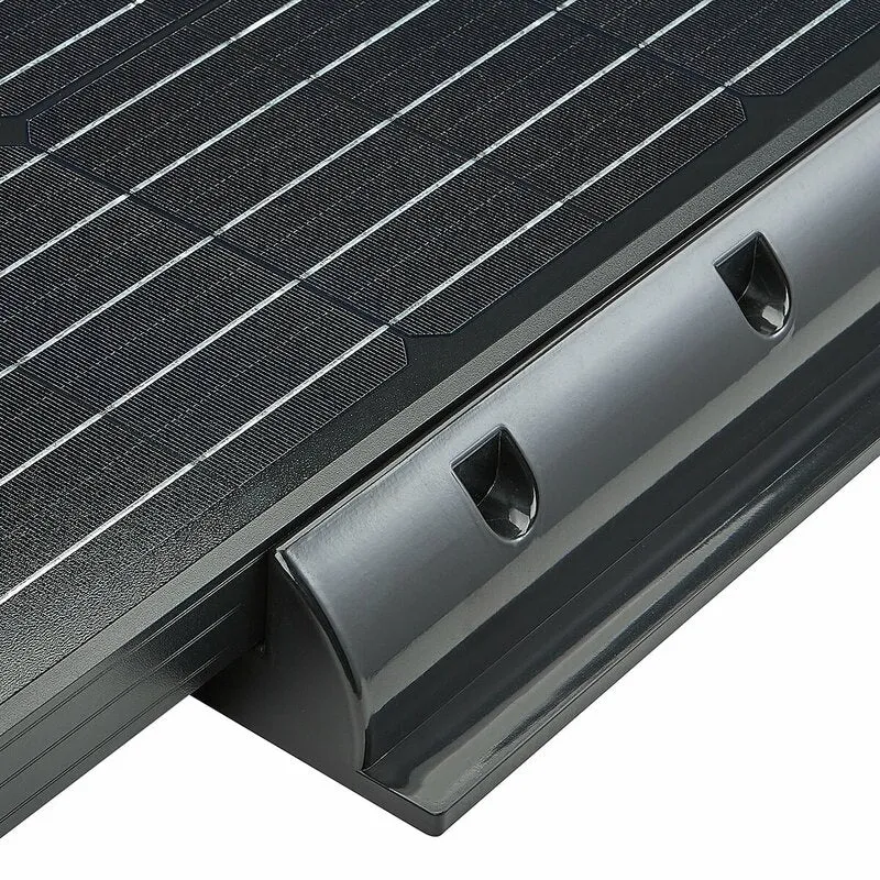 Montage-Komplettset lang für Solarinstallation 7-teilig (schwarz)