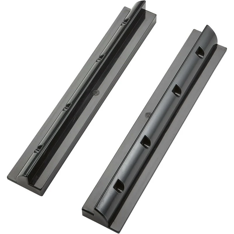 Haltespoiler lang für Solarmodule 2-teilig (schwarz)