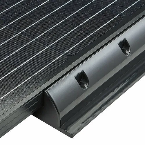 Haltespoiler kurz für Solarmodule 2-teilig (schwarz)