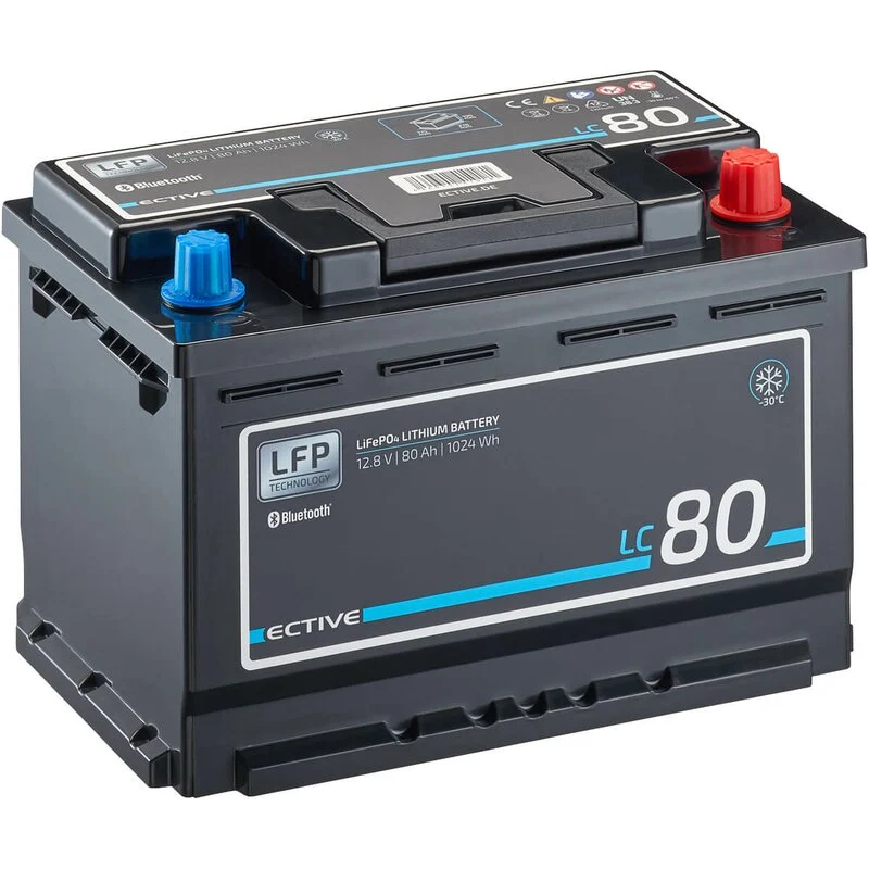 LC 80 LT 12V LiFePO4 Versorgungsbatterie 80Ah