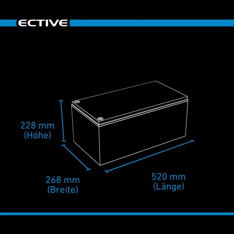 LC 250L BT 12V LiFePO4 Versorgungsbatterie 250Ah