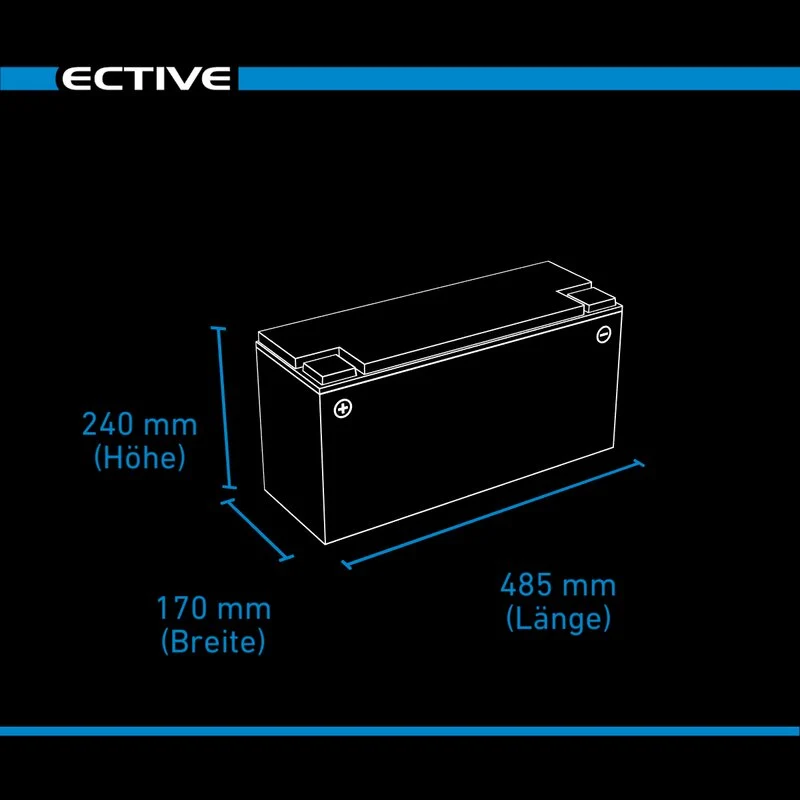 LC 150L BT 12V LiFePO4 Versorgungsbatterie 150Ah