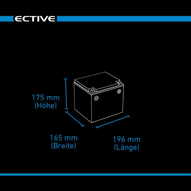 LC 50L BT 12V LiFePO4 Versorgungsbatterie 50Ah