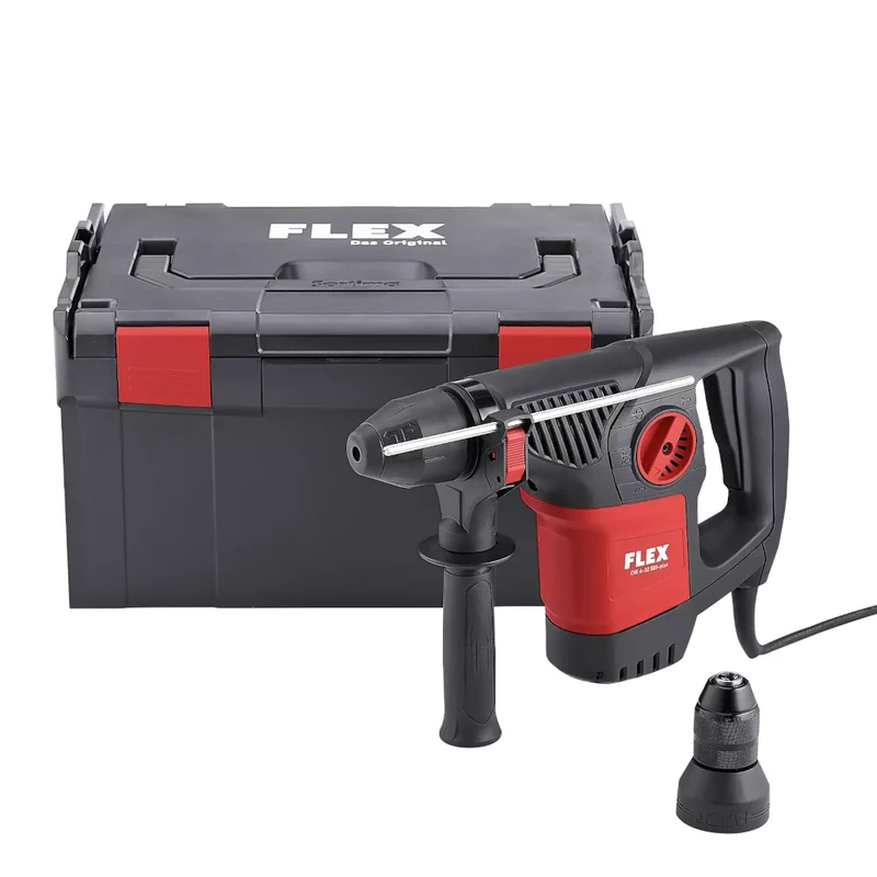 FLEX CHE 4-32 R SDS-plus Kombi-Bohrhammer 900 W, 4,8 J mit Schnellwechselsystem inkl. L-BOXX