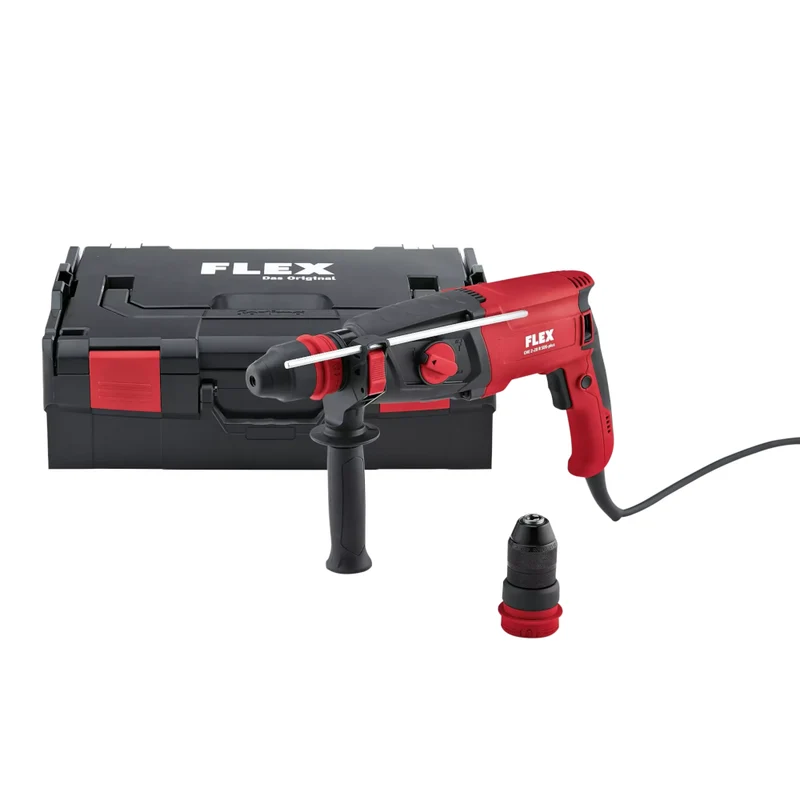 FLEX CHE 2-28 R SDS-plus Kombihammer 800 W, 2,7 J mit Schnellwechselsystem inkl. L-BOXX