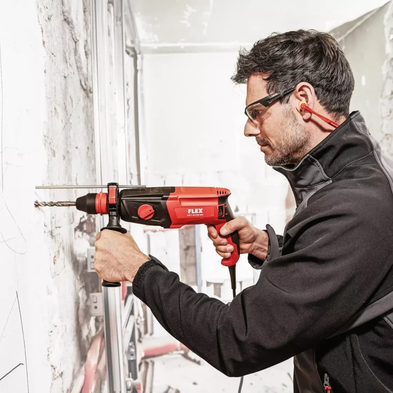 FLEX CHE 2-28 R SDS-plus Kombihammer 800 W, 2,7 J mit Schnellwechselsystem inkl. L-BOXX
