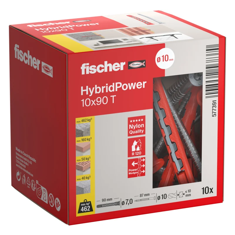 fischer Kunststoffdübel HybridPower