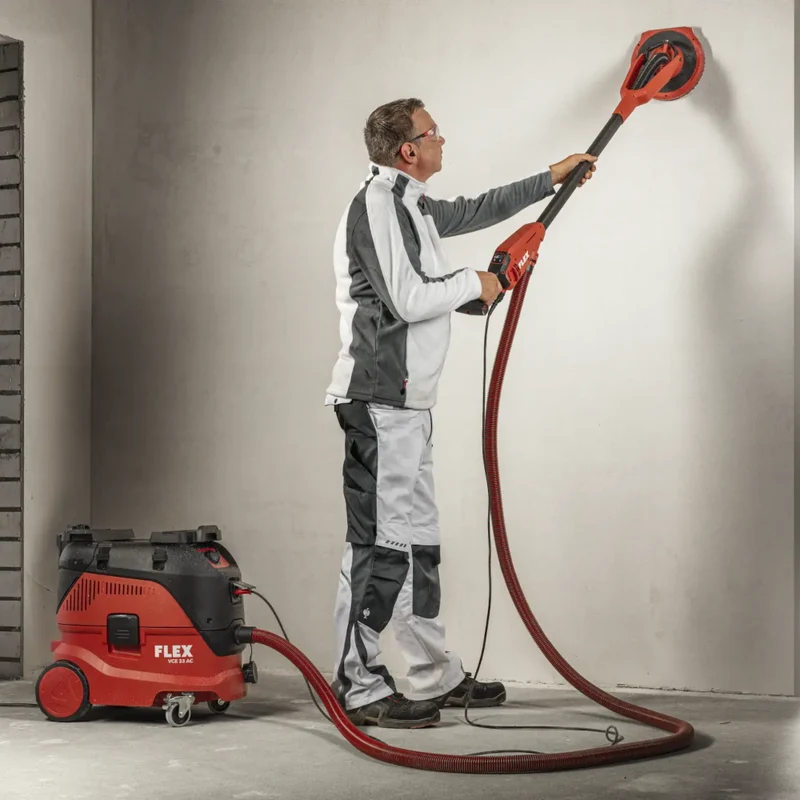 FLEX Wand- und Deckenschleifer Giraffe GE 6 R-EC inkl. Segmentschleifkopf und Transporttasche