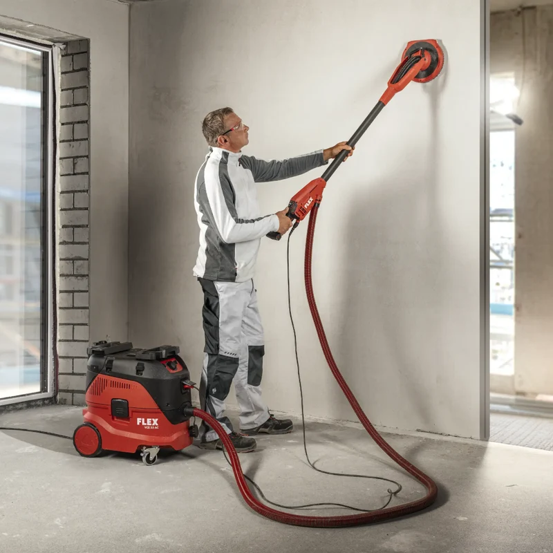 FLEX Wand- und Deckenschleifer Giraffe GE 6 R-EC inkl. Segmentschleifkopf und Transporttasche