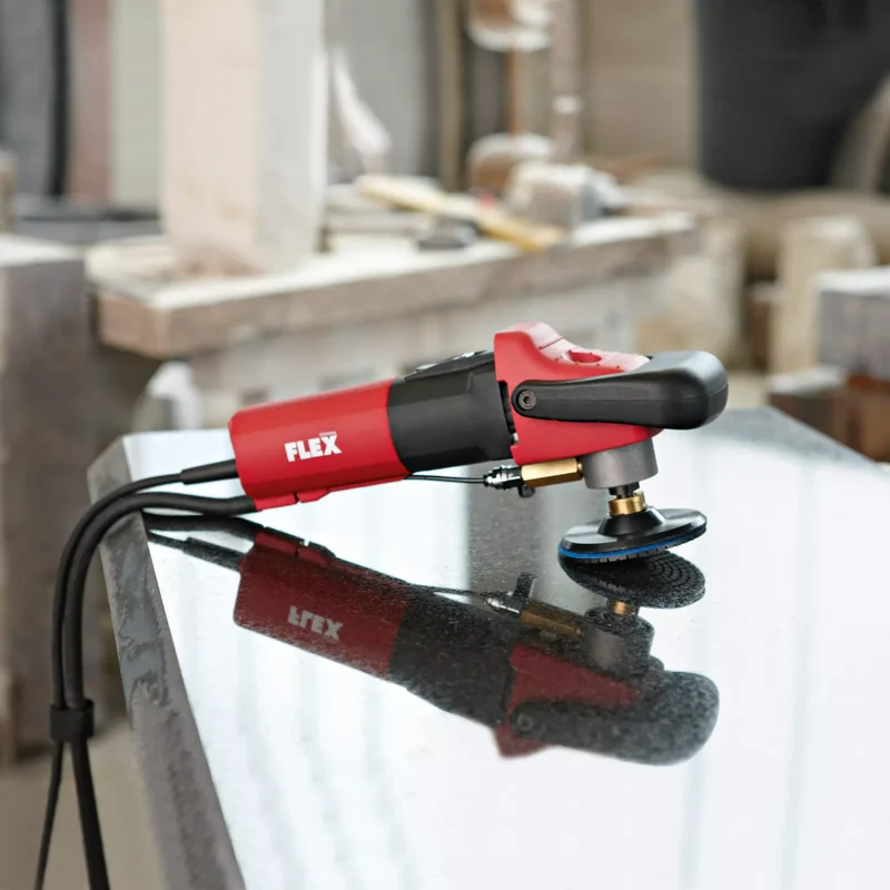 FLEX Nass-Steinpolierer LE 12-3 100 WET mit variabler Drehzahl und PRCD-Schalter