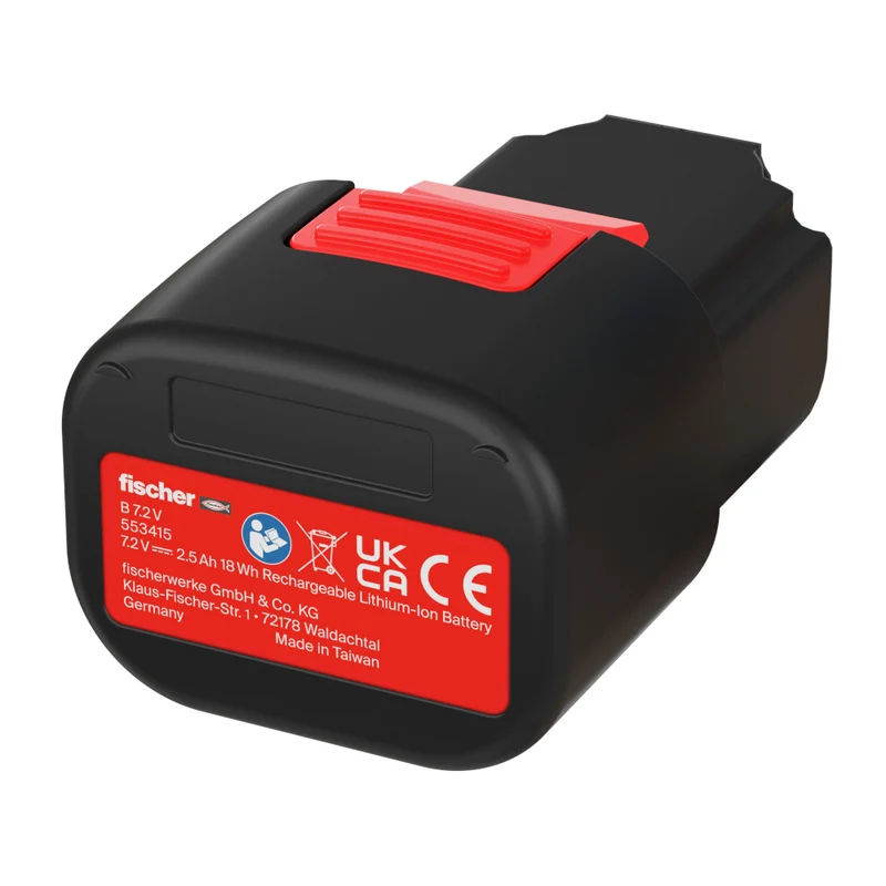 fischer Lithium-Ionen-Akku B 7,2V