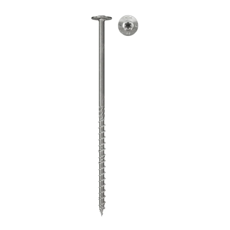 fischer Holzbauschrauben mit Tellerkopf PowerFast FPF-WT A2P