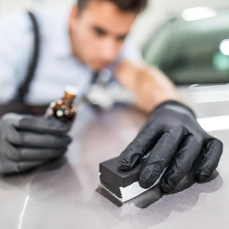 Hygonorm "Safe Fit" Nitril-Handschuhe Schwarz 200 Stück