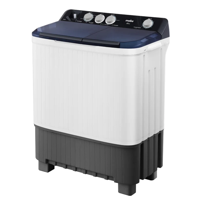 Mabe Lavadora Semiautomática 22 Kg, Blanco (LMDX2224HBAB0)