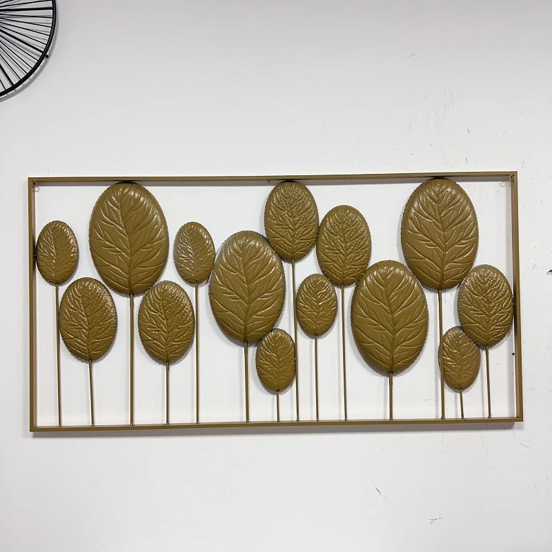 Dekorative Metallblatt-Wandkunstskulptur Karnz