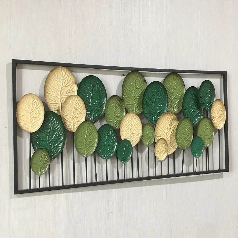Dekoratives Metallblatt-Wandkunstpanel Karnz