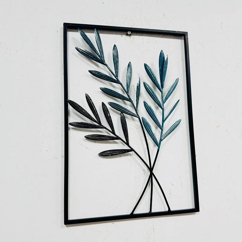 Dekoratives Blatt Wandkunst Set Karnz