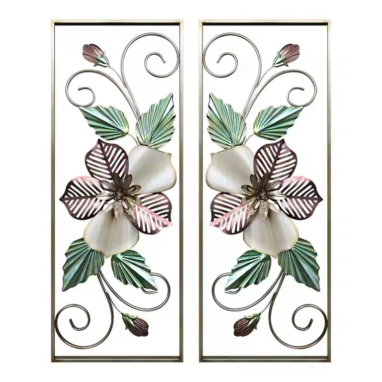 Dekorative florale Metallwandkunstplatten Karnz