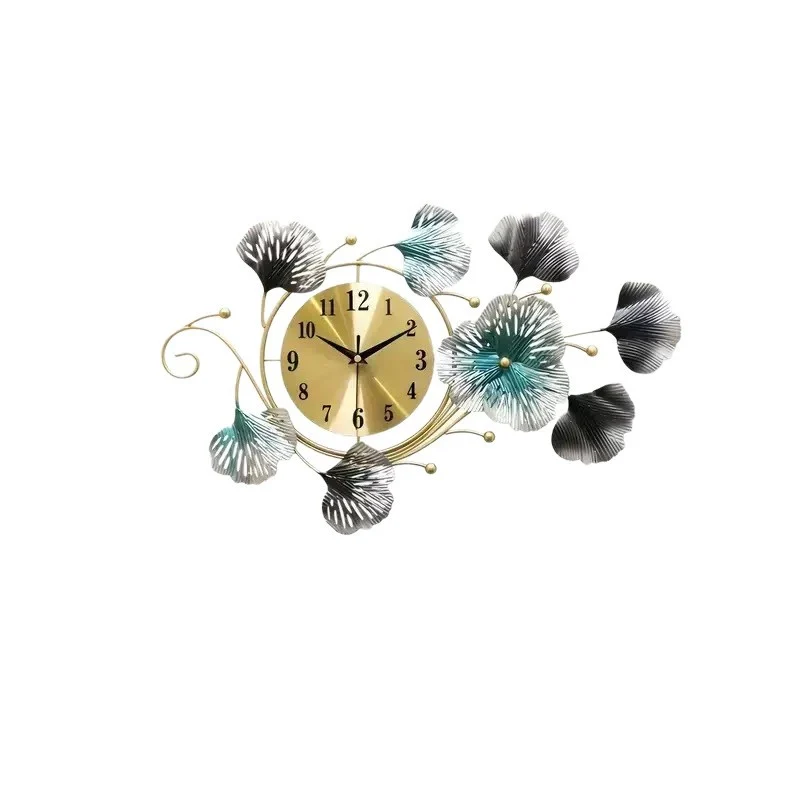 Künstlerische florale Wanduhr Skulptur Karnz