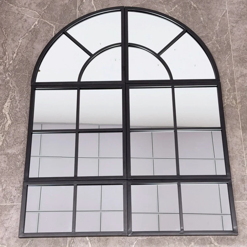 Bogenfenster-Wandspiegel Karnz