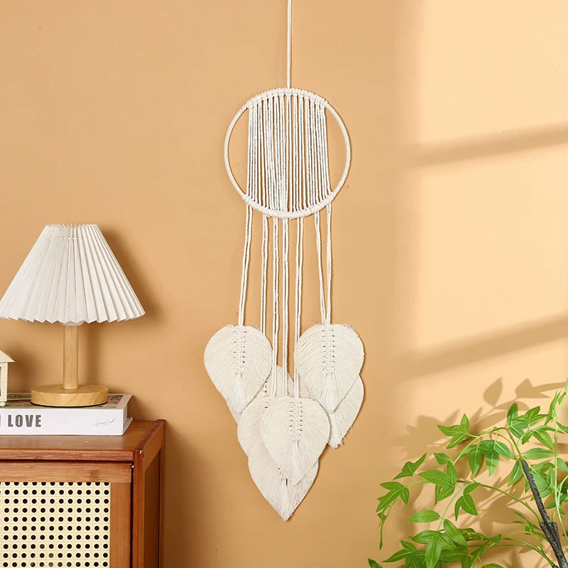 Makramee Herz Wandbehang Karnz