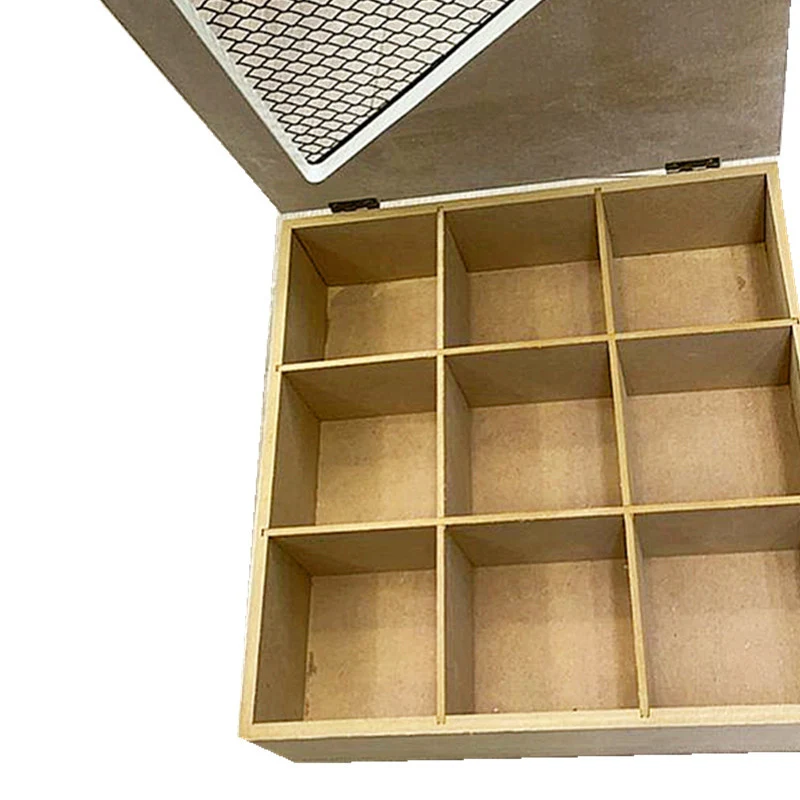 Dekorative Teespeicherbox mit Netzdeckel