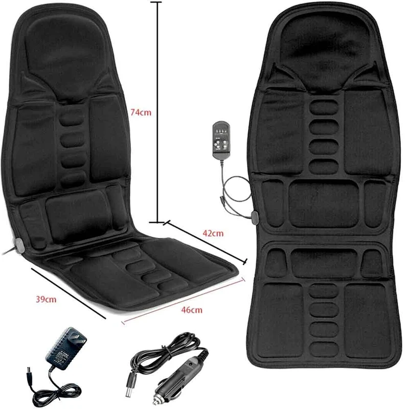 Car Seat Massager Mat for Back Massage with Remote Control and Heating