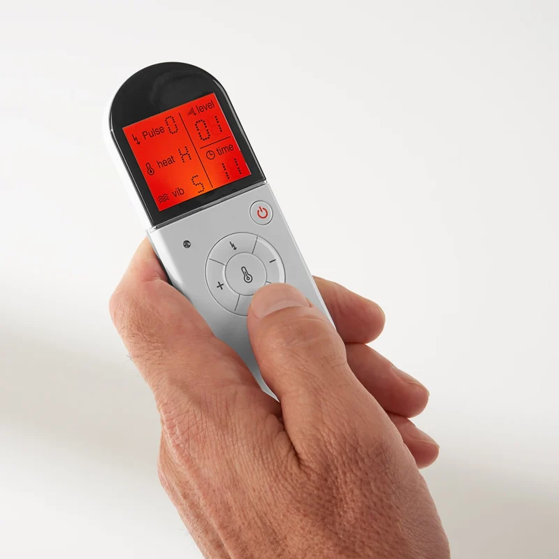 Neck and Shoulder Massager with Wireless Remote Control, Electrical Stimulation, and Heating
