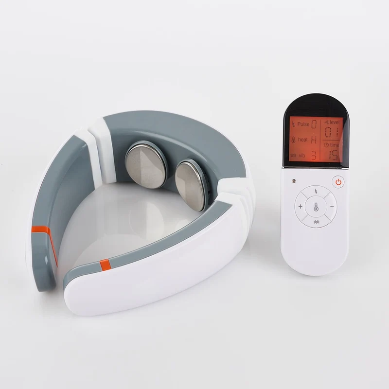 Neck and Shoulder Massager with Wireless Remote Control, Electrical Stimulation, and Heating