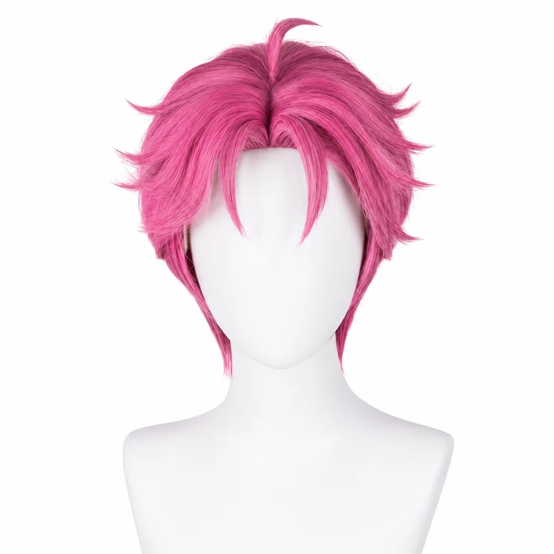 Halloween Synthetic Fiber Carnival Black Short Wig for Cosplay and Costumes