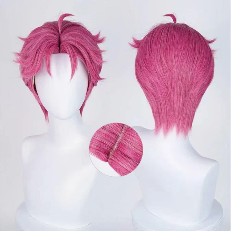 Halloween Synthetic Fiber Carnival Black Short Wig for Cosplay and Costumes