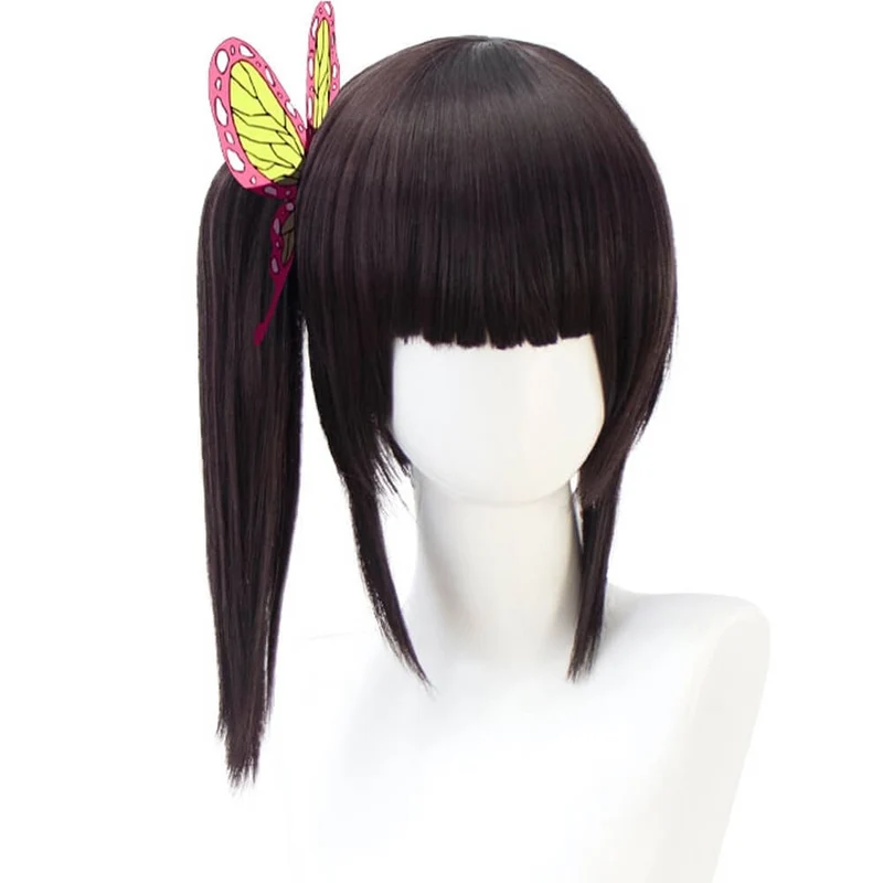 Halloween Women’s Synthetic Cosplay Wig with Bangs for Parties, Anime-Styled Hairstyle