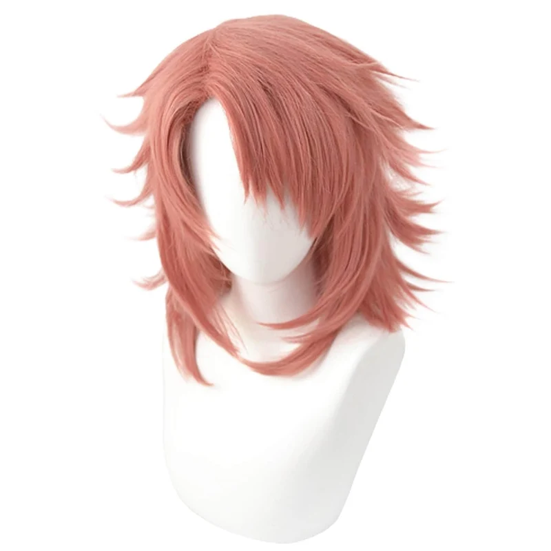 Halloween Women’s Synthetic Cosplay Wig with Bangs for Parties, Anime-Styled Hairstyle