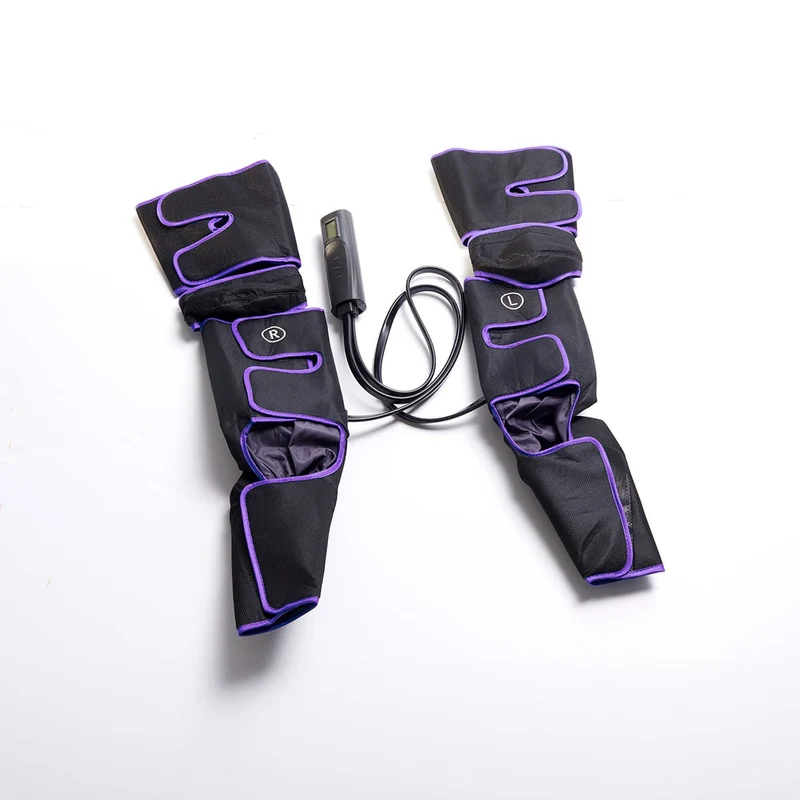 Compression Leg Massager with Heating and Remote Control, LCD Lymphatic Foot Massage Water Massager