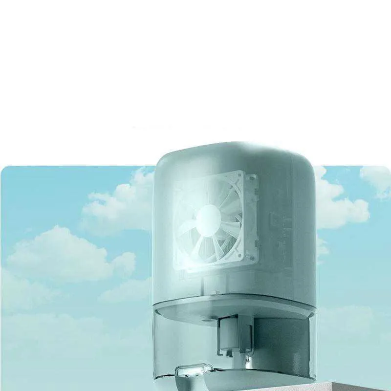 Mini Compact Air Dehumidifier Moisture Absorber with a Transparent Tank