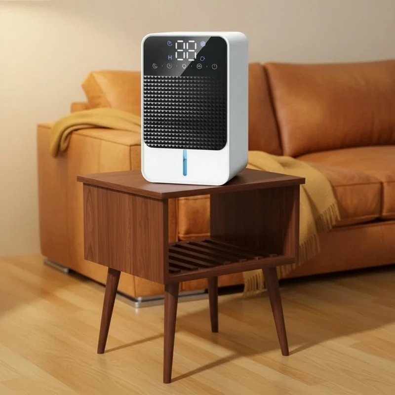 Home Air Dehumidifier with LED Touch Panel and 1500ml Compressor Tank