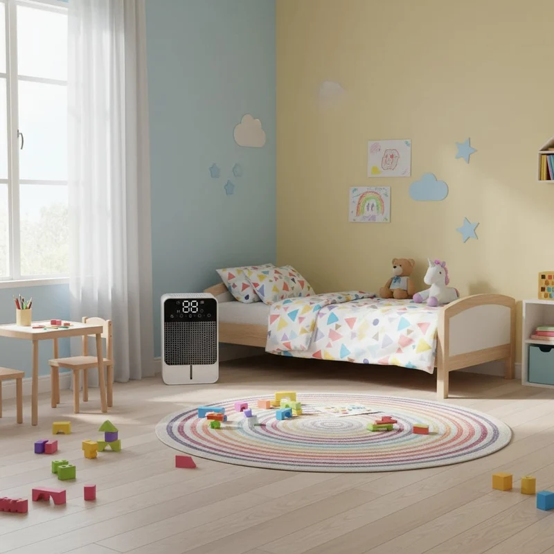 Home Air Dehumidifier with LED Touch Panel and 1500ml Compressor Tank