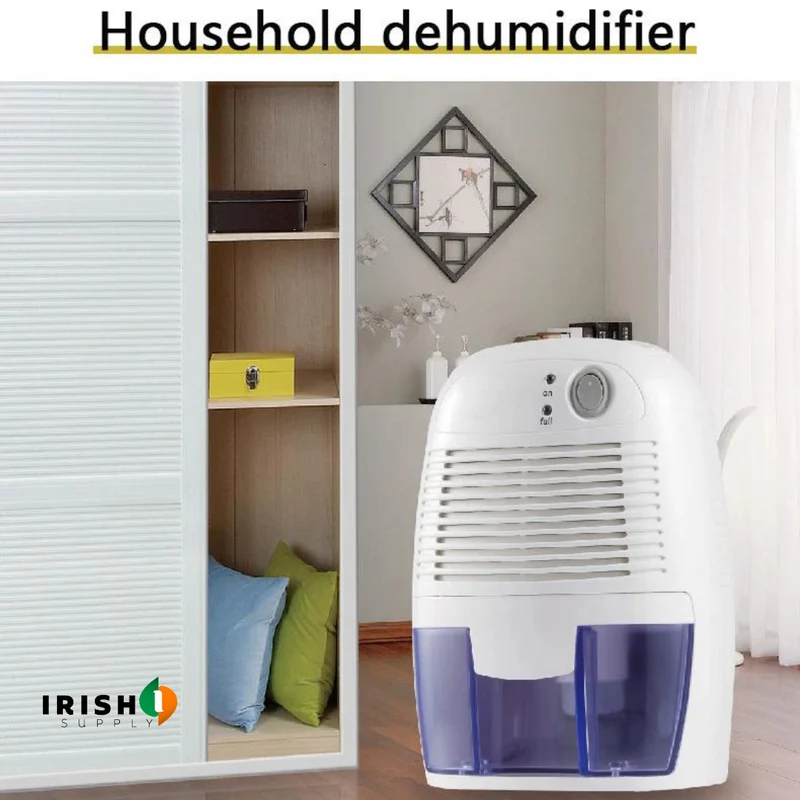 Air Dehumidifier and Moisture Removal for Home with a 500ml Tank, Portable Compressor