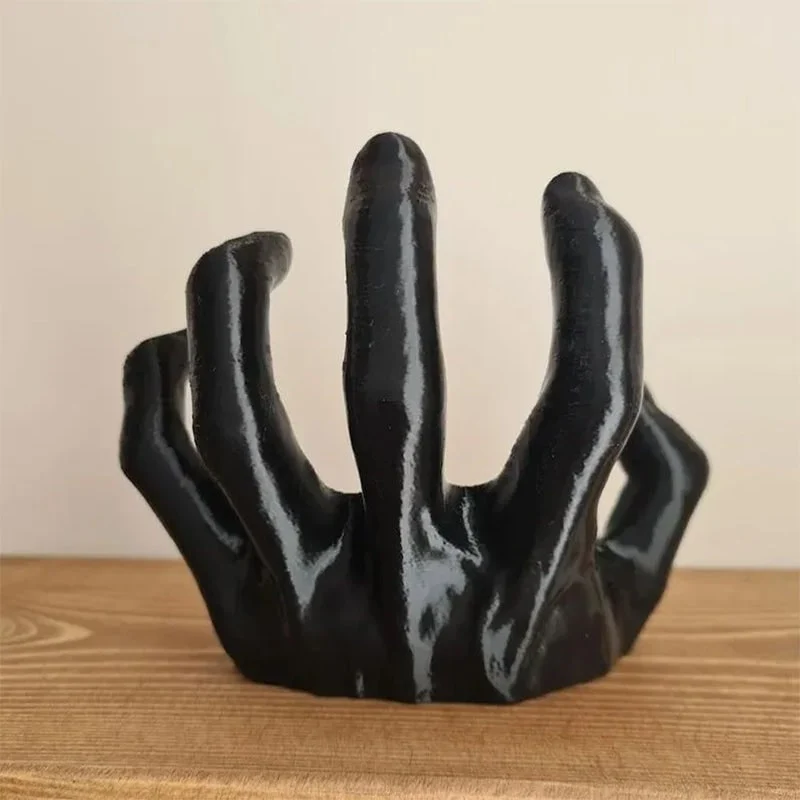 Halloween Demon Hand-Shaped Wall-Mounted Key Holder, Box Organizer, Wall Decoration