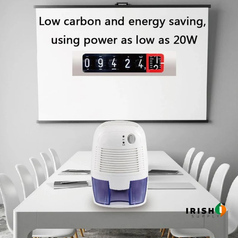 Air Dehumidifier and Moisture Removal for Home with a 500ml Tank, Portable Compressor