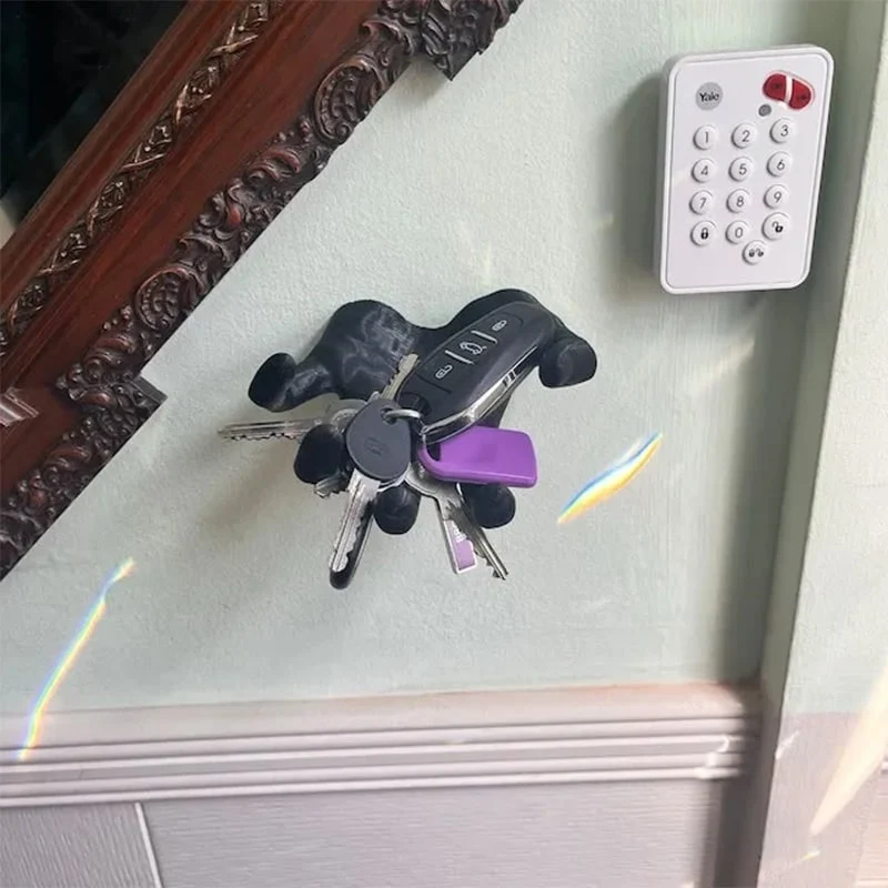 Halloween Demon Hand-Shaped Wall-Mounted Key Holder, Box Organizer, Wall Decoration