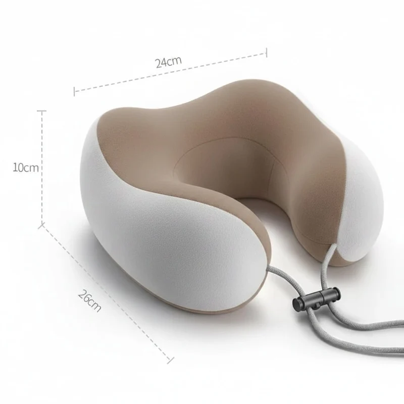 U-Shaped Neck and Shoulder Massager with Heating Function, Vibration, and Wireless Operation