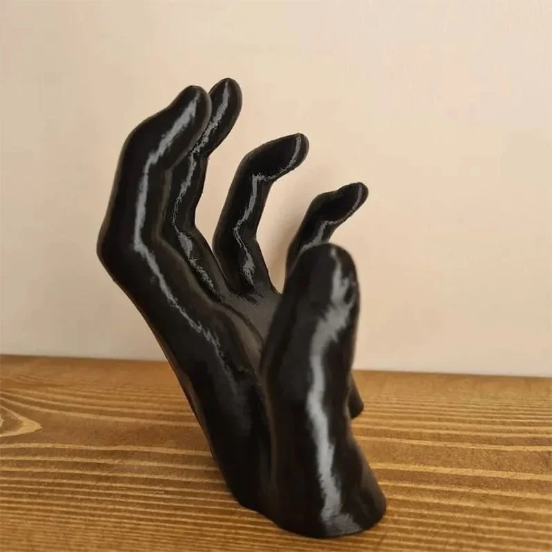 Halloween Wall-Mounted Demon Hand Hanger, Black Gothic Wall Decoration and Key Holder