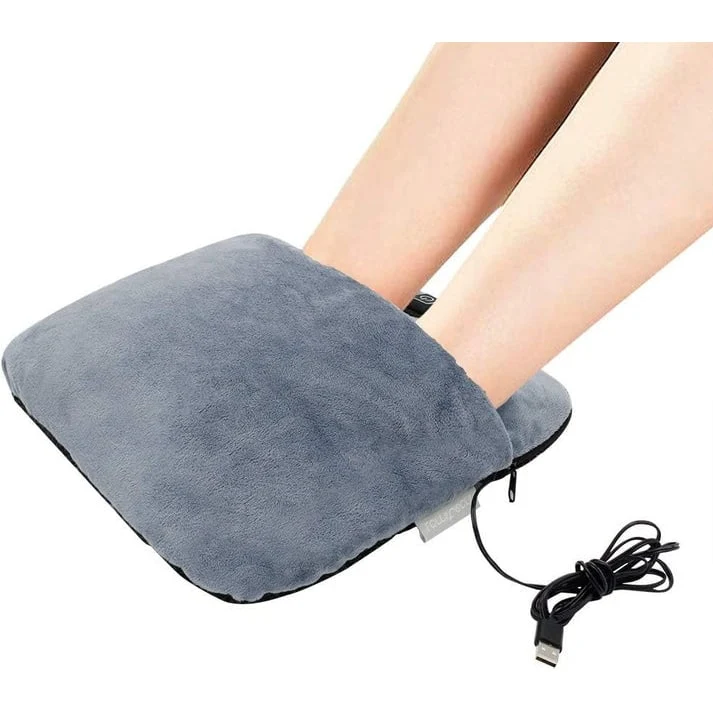 Electric Foot Warmer with USB Vibration Massage and 3 Modes