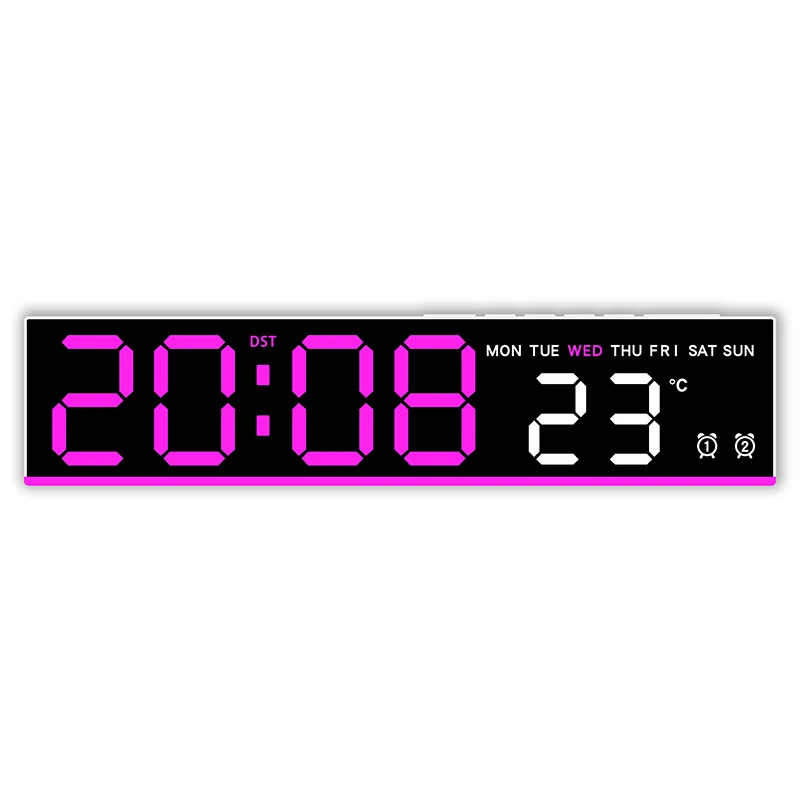 Digitaler Wecker mit großem LED-Display und Temperaturanzeige Karnz