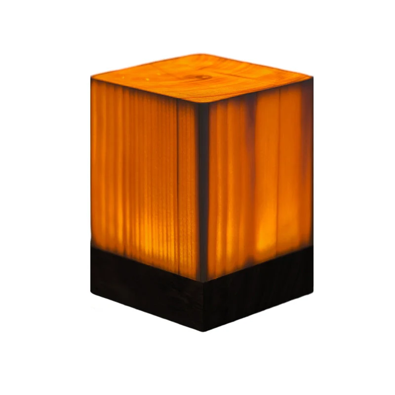 Kabellose LED-Tischlampe mit Akku und Touch-Bedienung – Warmes Holzdesign für gemütliches Ambiente | Karnz