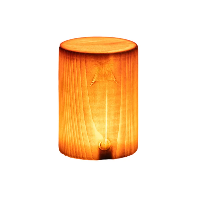 Kabellose LED-Tischlampe mit Akku und Touch-Bedienung – Warmes Holzdesign für gemütliches Ambiente | Karnz