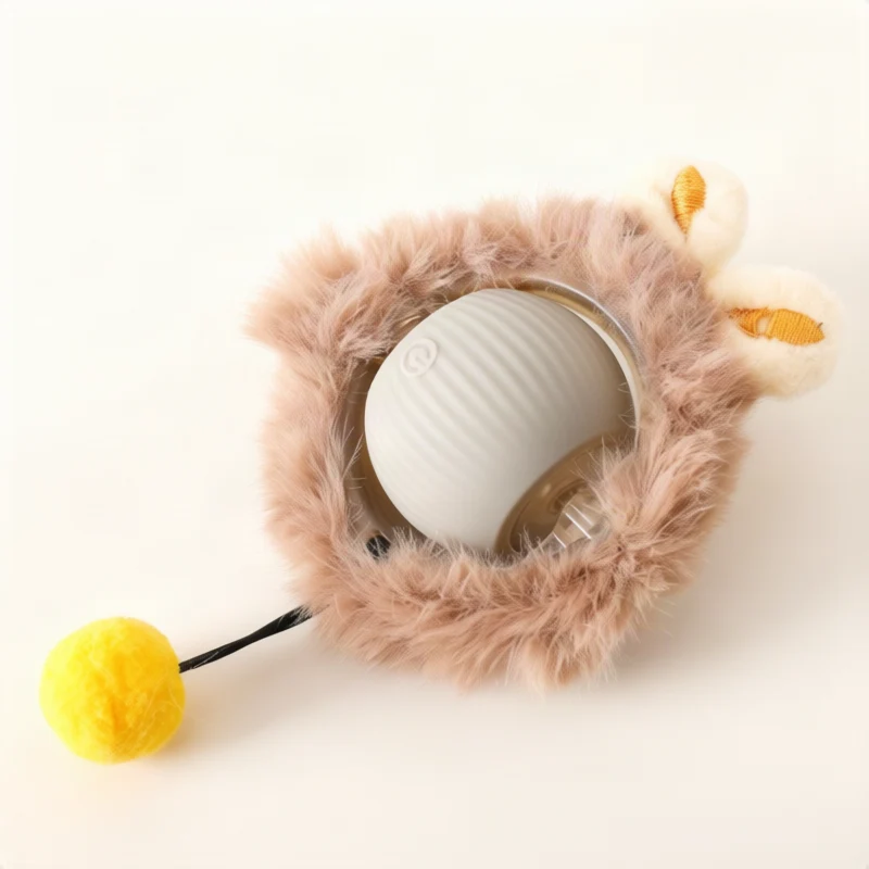 Interaktiver Spielball für Katzen aus Silikon